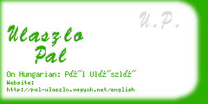 ulaszlo pal business card